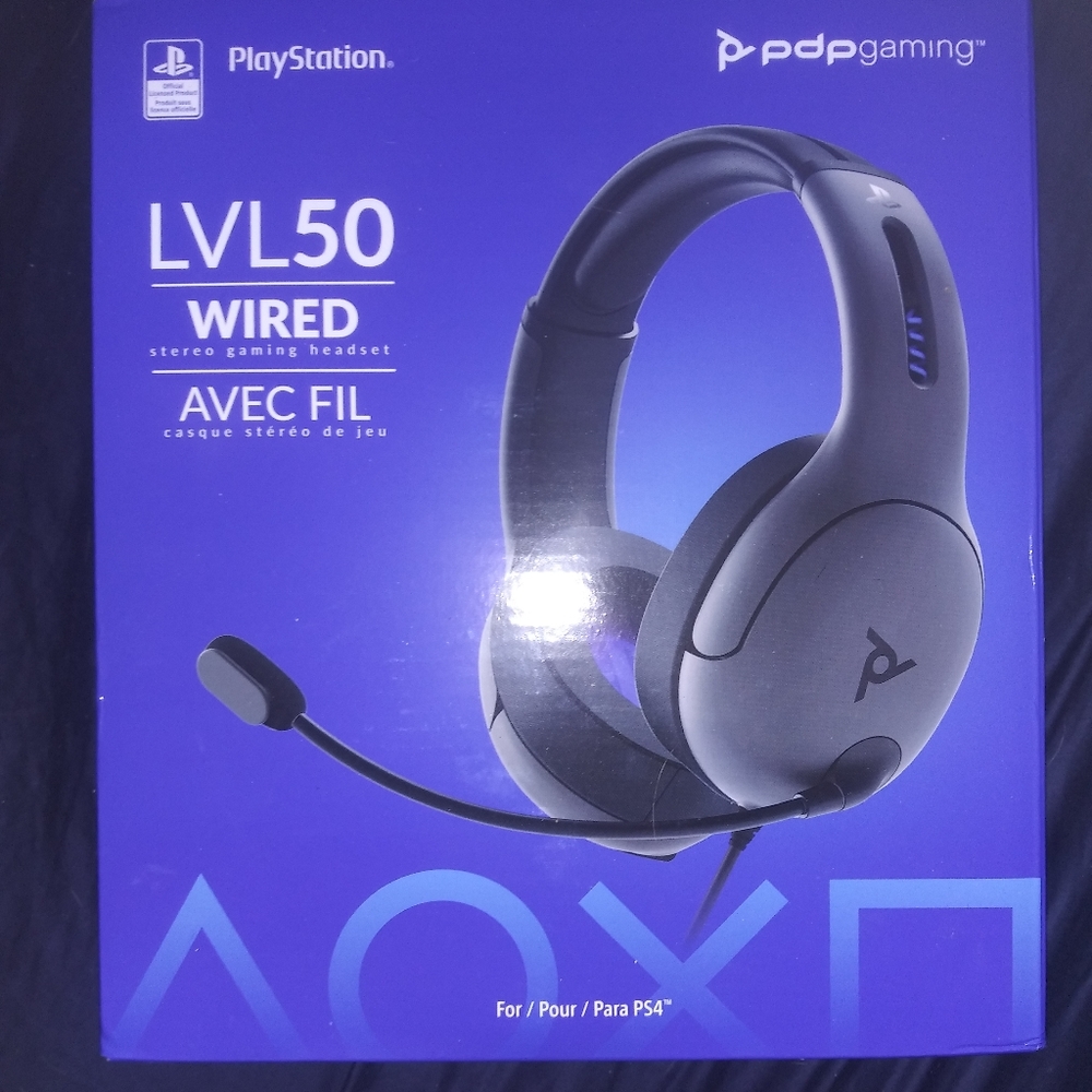 PlayStation PDP LVL50 words headseat